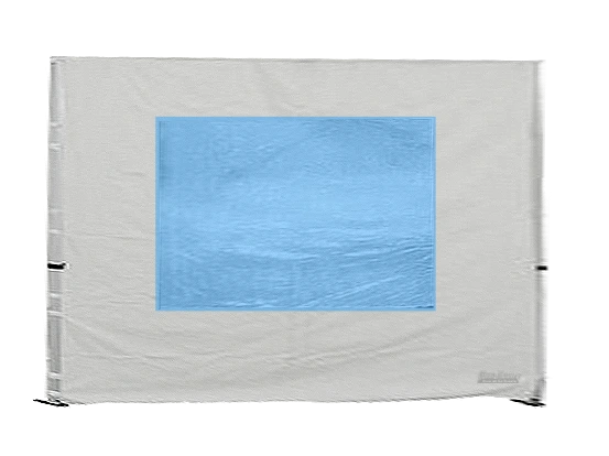 Seitenwand 3 m mit Fenster weiß (Standard)