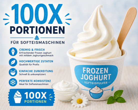 Softeis-Set Frozen Joghurt