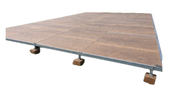 5 x 10 m Holzboden (SET)  Unterbau