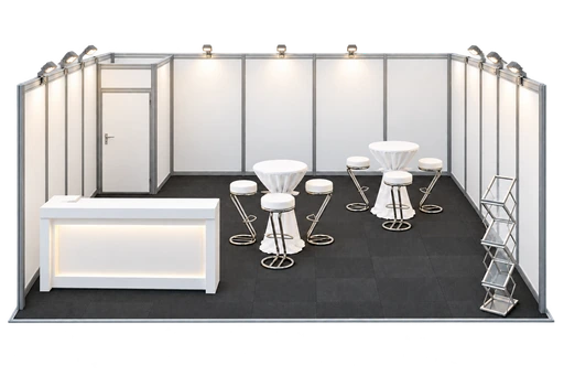 Messestand 5x5-SET S100 White