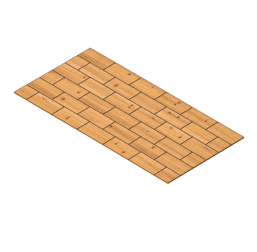 12 x 6 m Holzboden (SET) Classic