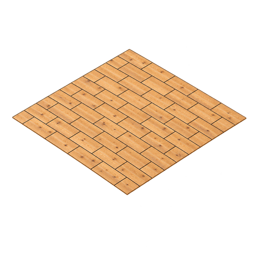 10 x 10 m Holzboden (SET) Classic