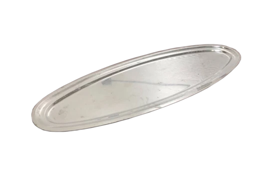 Silber Tablett Oval Groß