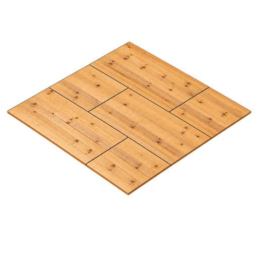 3 x 3 m Holzboden (SET)  Classic
