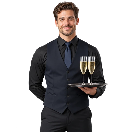 Servicepersonal abends und nachts