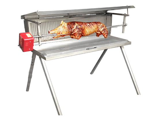 Spanferkelgrill Edelstahl