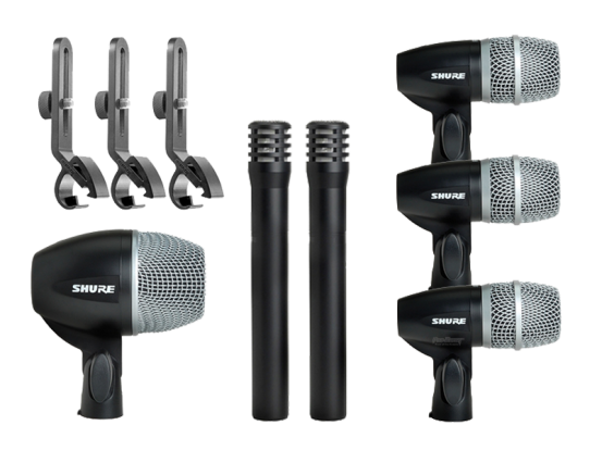 Shure Mic-Set für Schlagzeugabnahme