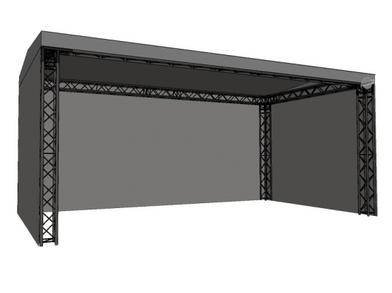 Bühne 8x4m Prolyte ohne Podeste