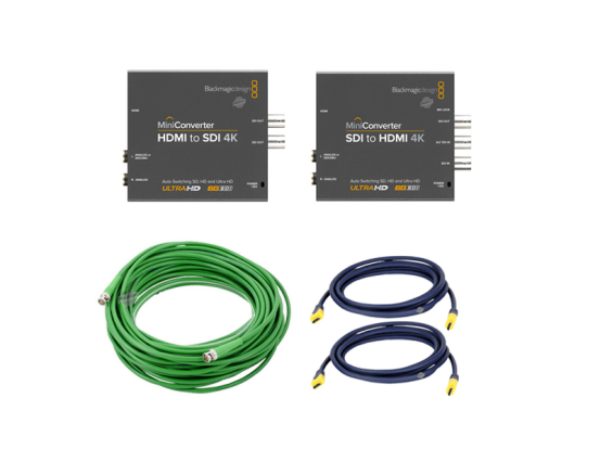 Videosplitterset HDMI auf SDI und 1x SID auf HDMI