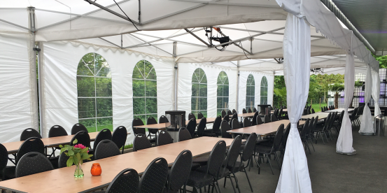 Cateringzelt Mastertent 4 x 8 m (schwer) 