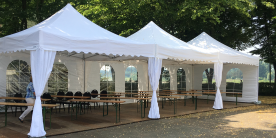 Cateringzelt Mastertent 4 x 8 m (schwer) 