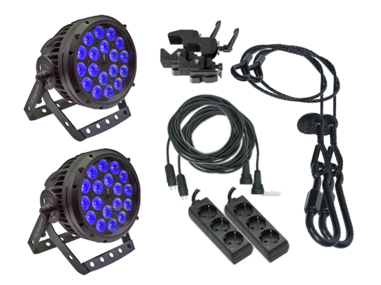 Zeltbeleuchtung Set 2 LED