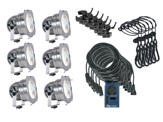 Zeltbeleuchtungsset 4 PAR 56