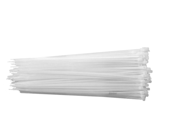 Kabelbinder 100 Stück weiß
