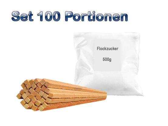 Zuckerwatte Set 100 