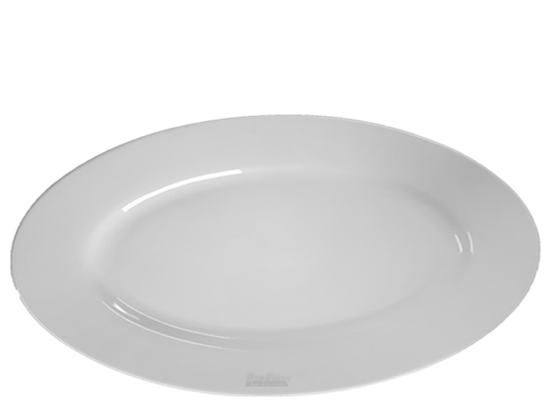 Teller oval Bianco 35 cm