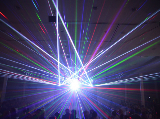 Lasershow Set XL, mit Operator