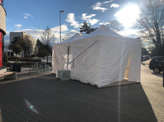 stabiles Faltzelt 3 x 6 m