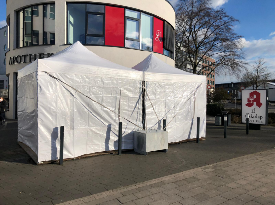 stabiles Faltzelt 3 x 6 m
