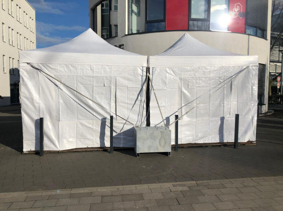 stabiles Faltzelt 3 x 6 m