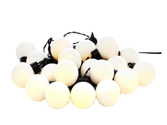 20 LED Lichterkette warm - weiß