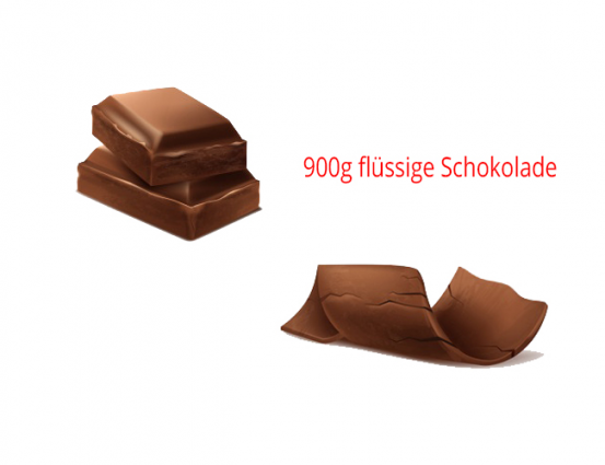 Schokolade für Schokobrunnen