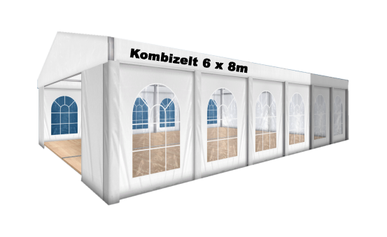 Kombizelt 6 x 8 m