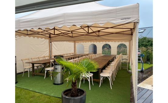 Mastertent 4 x 6 m (Sandfarbe) 