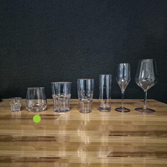Wasser / Softdrinkglas Kunststoff