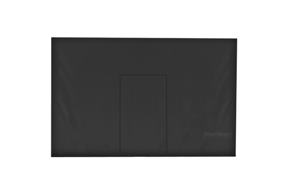 Seitenwand 4 m mit Eingang schwarz (Mastertent) 