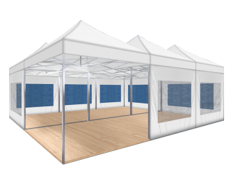 Faltzelt 6 x 9 m