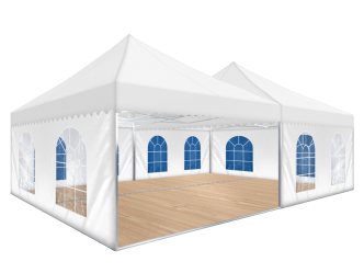 Seitenwand 5 m ohne Fenster weiß (Mastertent)