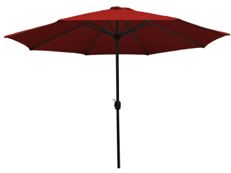 Sonnenschirm 3 m rot