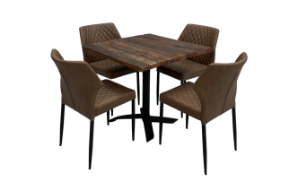 Industrial Bistrotischset 4P. Bankett