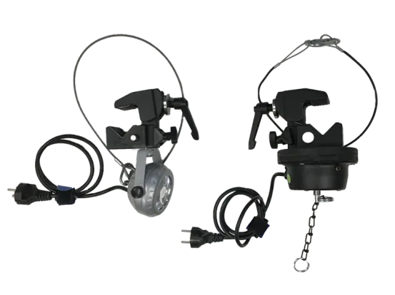 Spiegelkugelmotor mit Lampe mittel