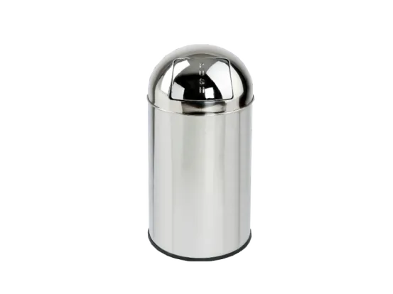 M&uuml;lleimer Edelstahl Push