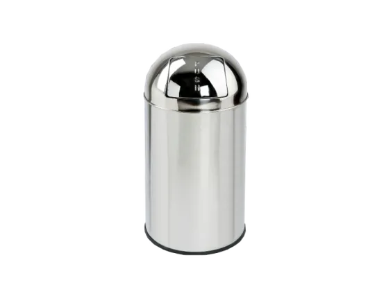 M&uuml;lleimer Edelstahl Push