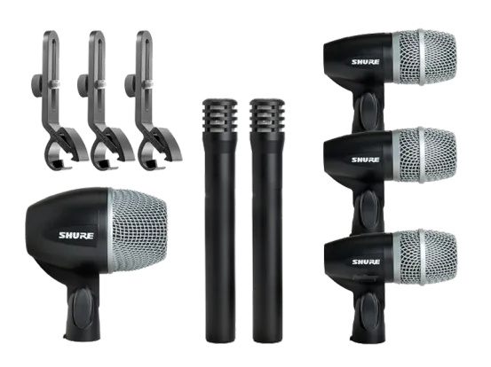 Shure Mic-Set f&uuml;r Schlagzeugabnahme