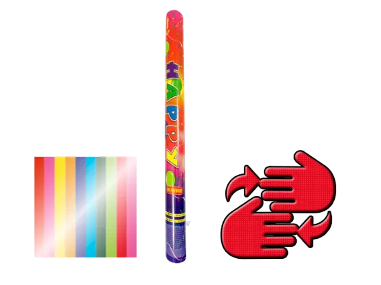 Konfetti Shooter Party 80 cm