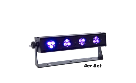 4er Set Schwarzlicht LED ( Blacklight - UV )