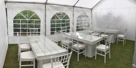 Partyzelt 6 x 8 m stabile Ausf&uuml;hrung