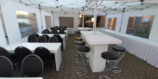 Faltzelt 3 x 3 m Standard wei&szlig;