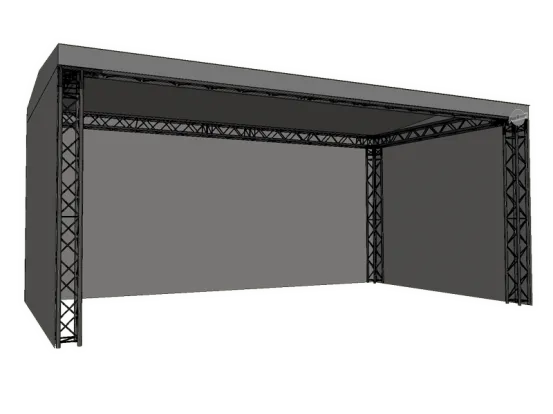 B&uuml;hne 8x4m Prolyte ohne Podeste