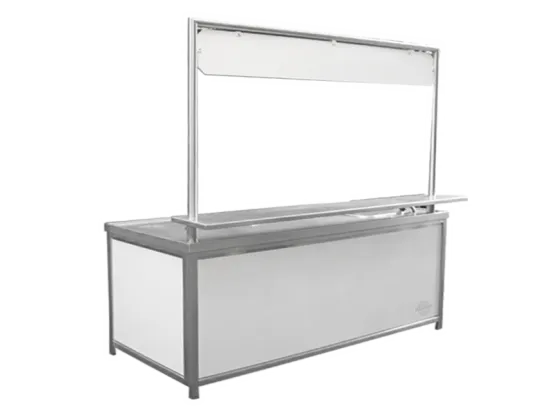 Gala Theke mit 2 Aufs&auml;tzen