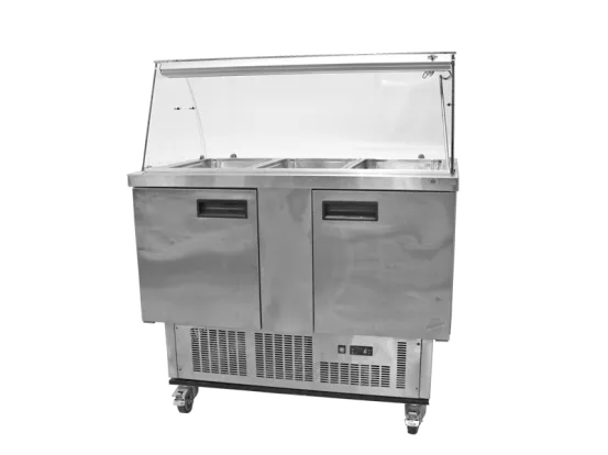 K&uuml;hltheke mit Glasfront