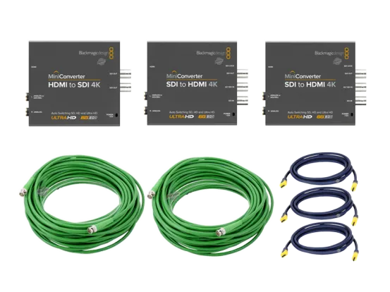 Videosplitterset HD auf SDI und 2x SID auf HD