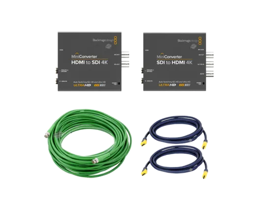 Videosplitterset HDMI auf SDI und 1x SID auf HDMI