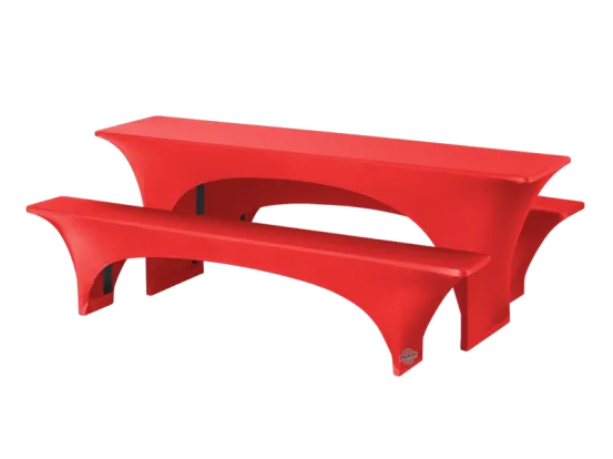 50er Stretchhussenset rot 