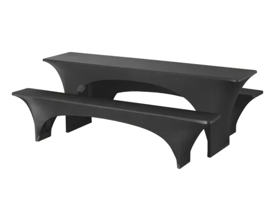 50er Stretchhussenset schwarz