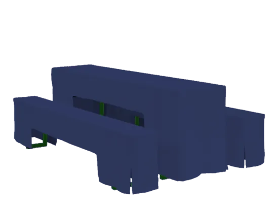 50er Wurfhussenset  blau